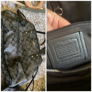 Coach drawstring carry all